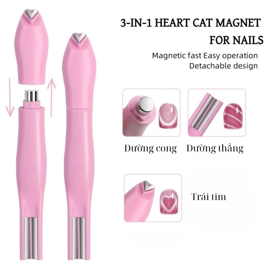 Nam Châm Cán nhựa - 3in1