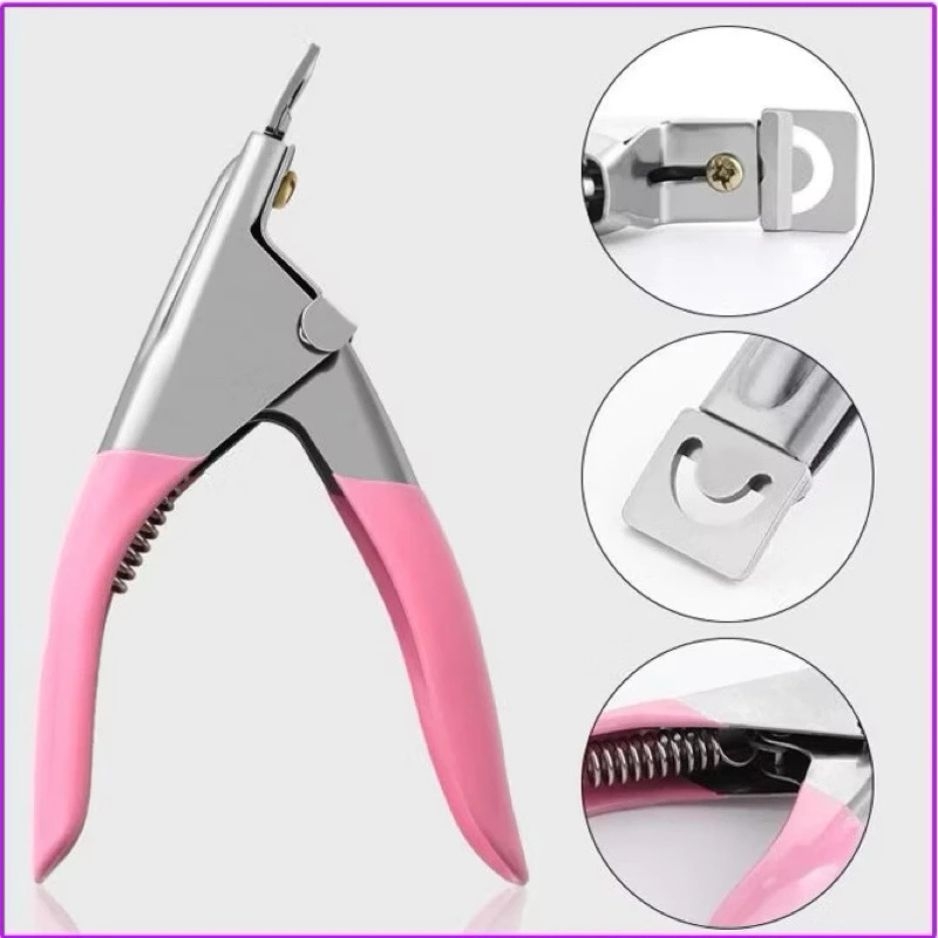 Kìm bấm móng giả cán hồng – cắt ngọt, tạo form nhanh