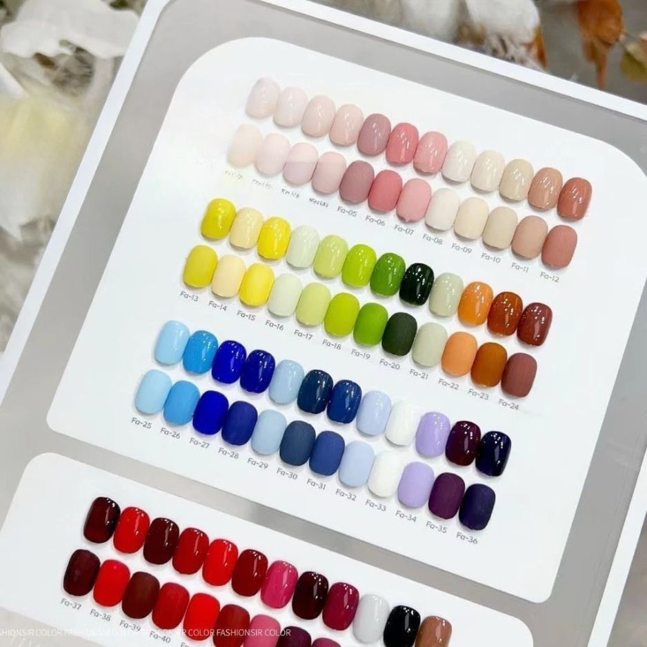 Set Sơn Gel FASHIONSIR 48 Màu Chính Hãng – Full Bảng Màu Hot Trend Cho Salon