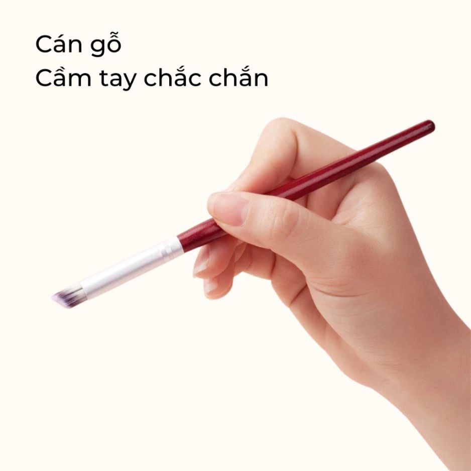 Cọ Ombre Đầu Tròn Cán Gỗ