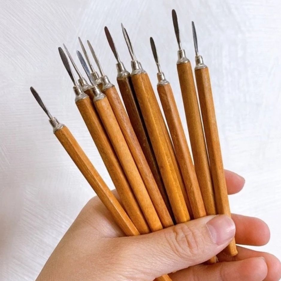 Cây Lấy Khóe Móng Cán Gỗ Cao Cấp – Dụng Cụ Lấy Khóe 1 Đầu / 2 Đầu Chuyên Dụng Nail