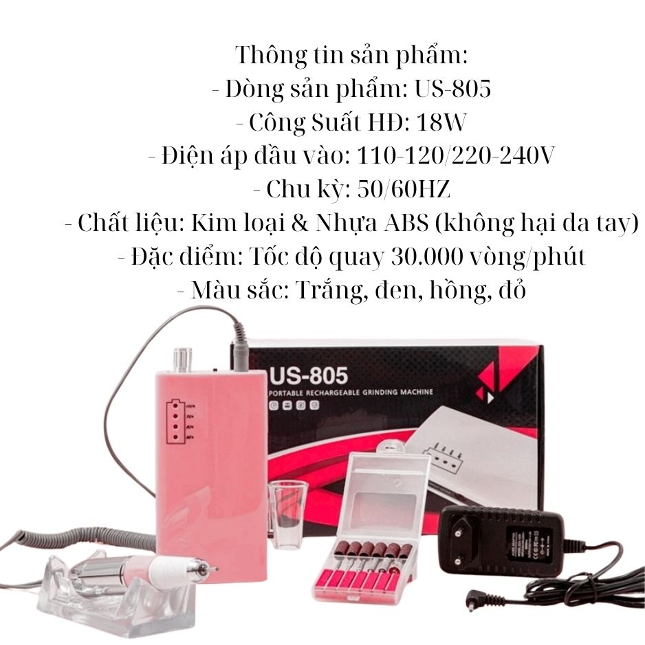 Máy Mài Tích Điện US-805