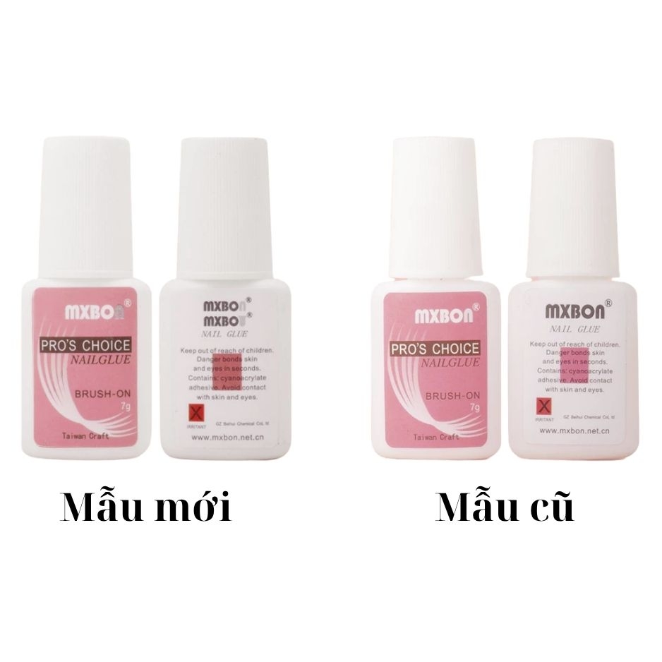 Keo Dán Móng MXBON Hồng 7g Siêu Dính