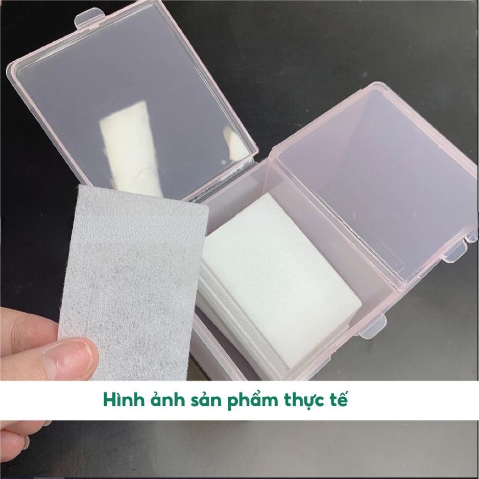 Hộp Đựng Giấy Lau Gel 2 Ngăn Có Nắp – Phân Loại Hồng / Trắng