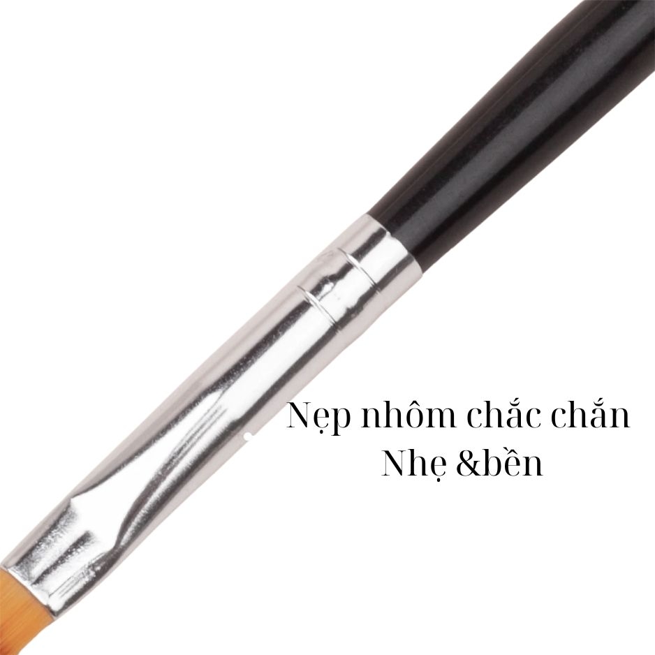 Cọ Ombre Đầu Dẹt Chuyên Dụng Cho Nail