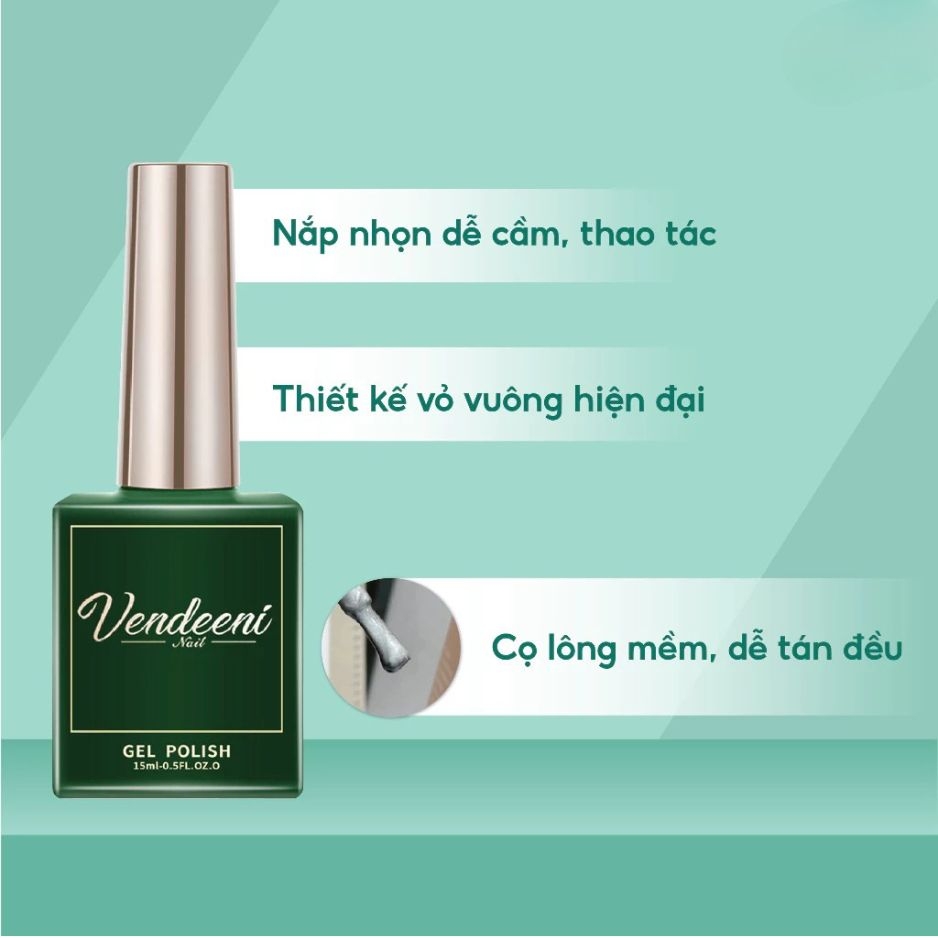 Sơn Gel Nhũ Flash Vendeeni Siêu Sáng – Hiệu Ứng Kim Tuyến Bắt Flash Cực Đỉnh