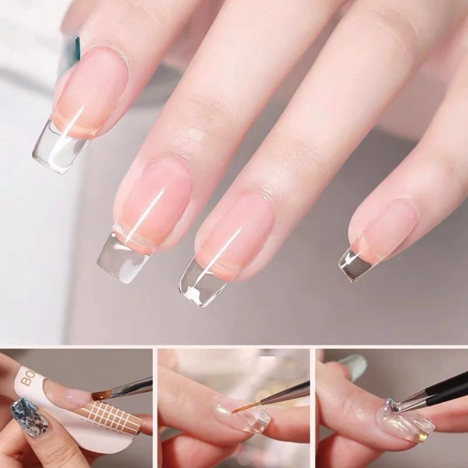 Gel Đắp Móng IBD Hard Gel Clear 56g