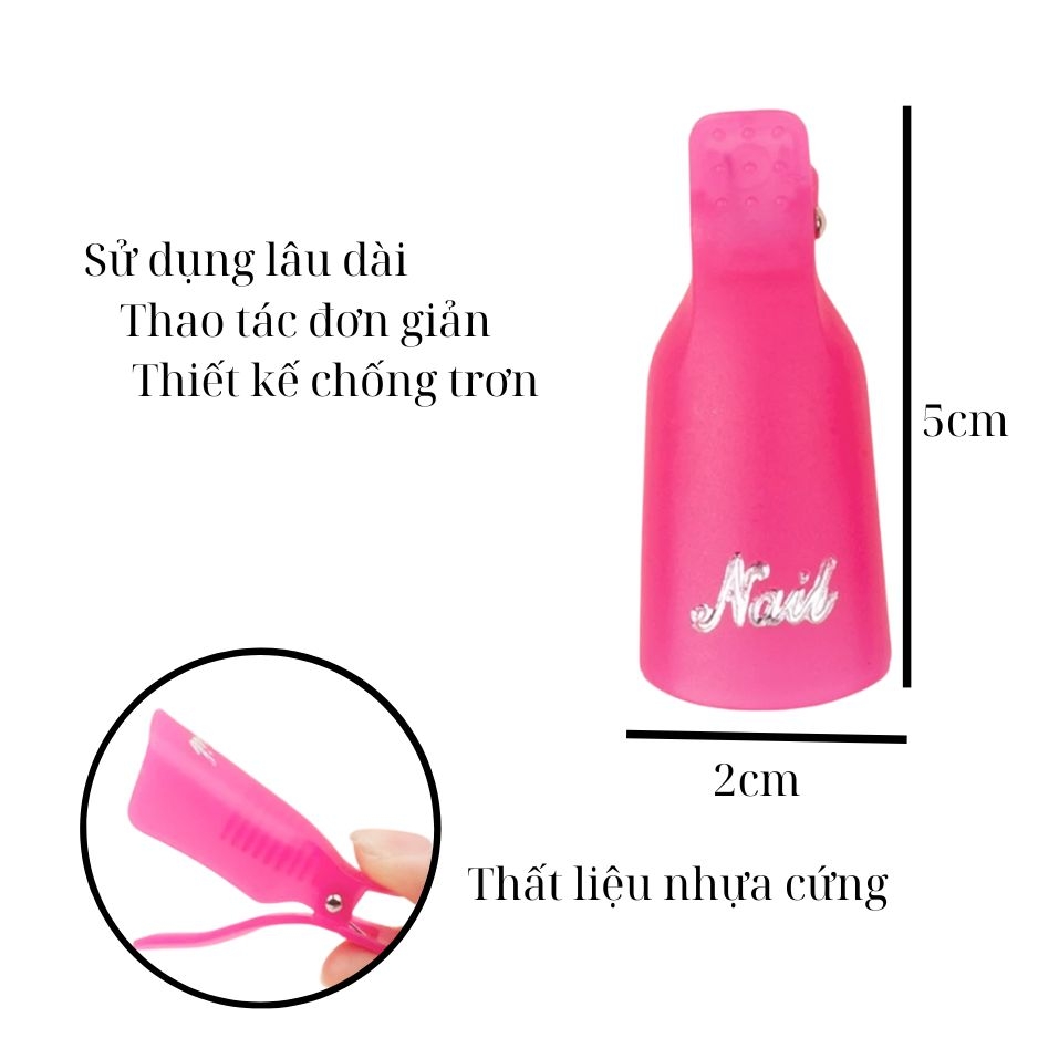 Kẹp ủ tháo gel móng chân – tiện lợi, tiết kiệm thời gian