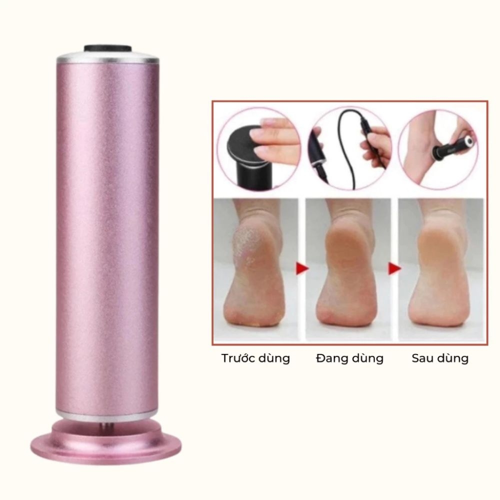 Máy Chà Gót Chân Không Tích Điện TL-DS01 Kèm Nhám Thay