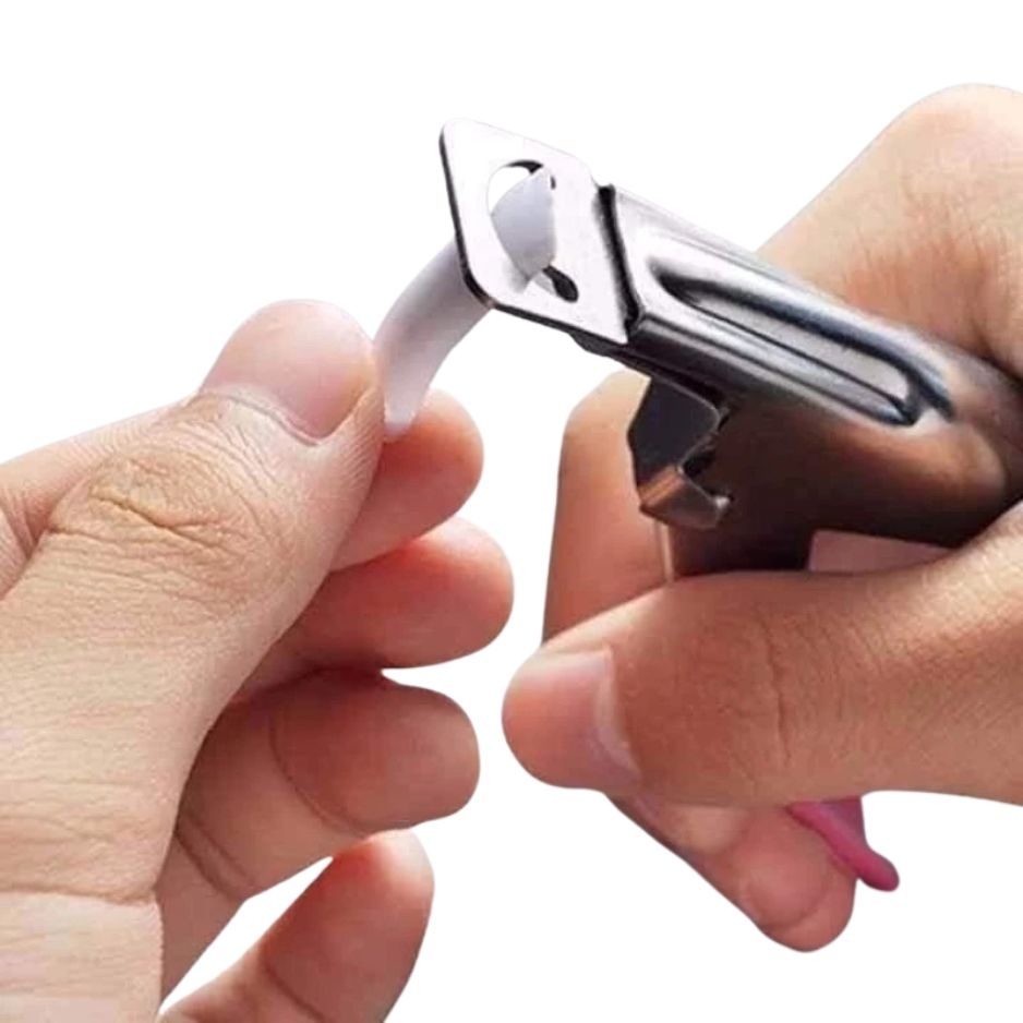 Kìm bấm móng giả cán hồng – cắt ngọt, tạo form nhanh