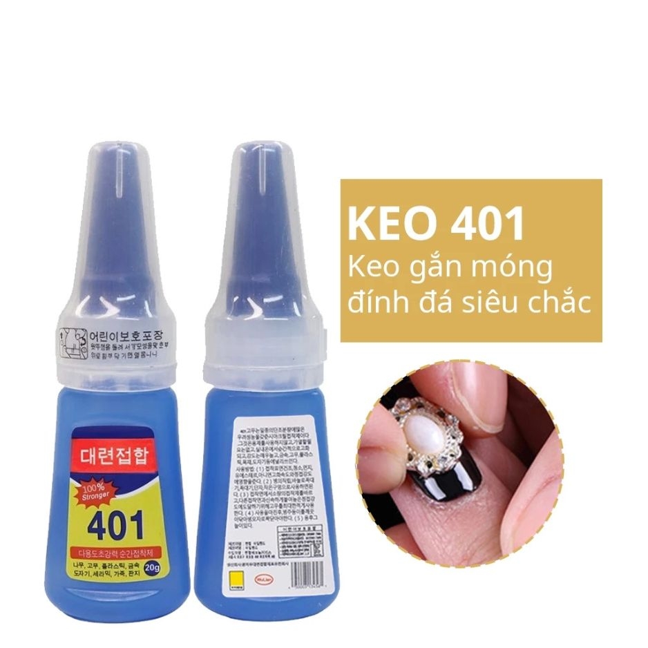 Keo 401 Dán Móng Nail Siêu Chắc
