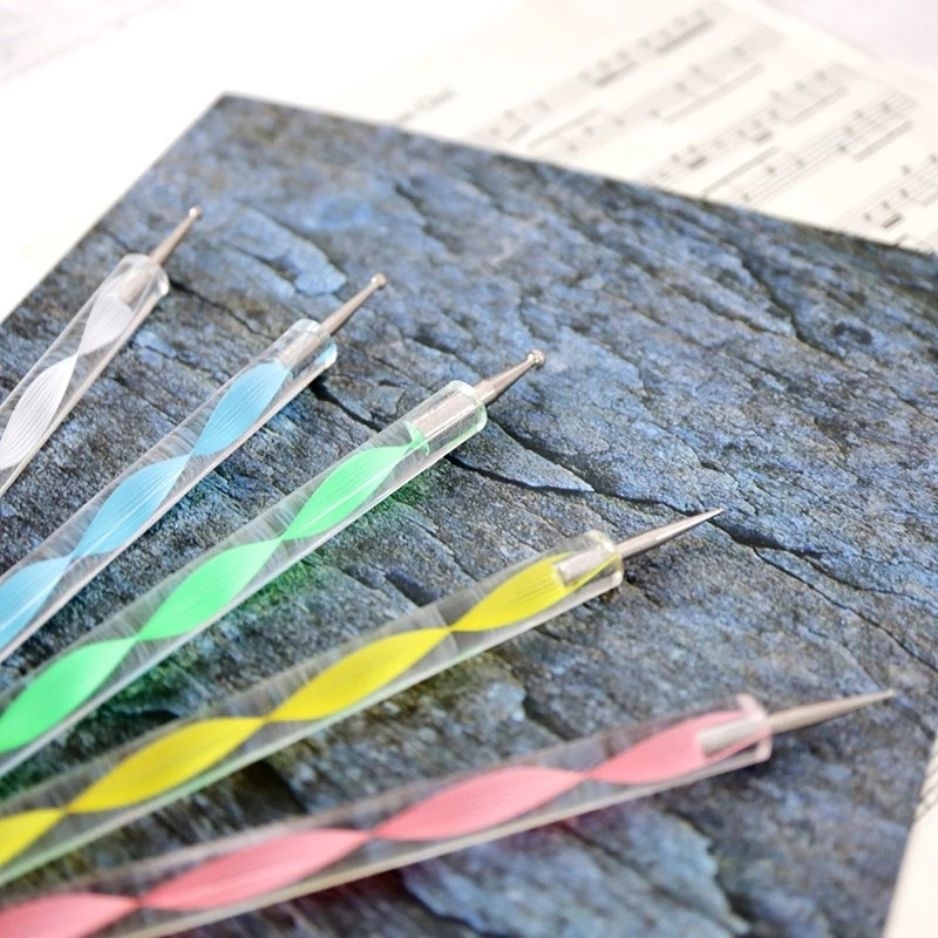 Set 5 Bút Chấm Bi Nail Đủ Size 2 Đầu