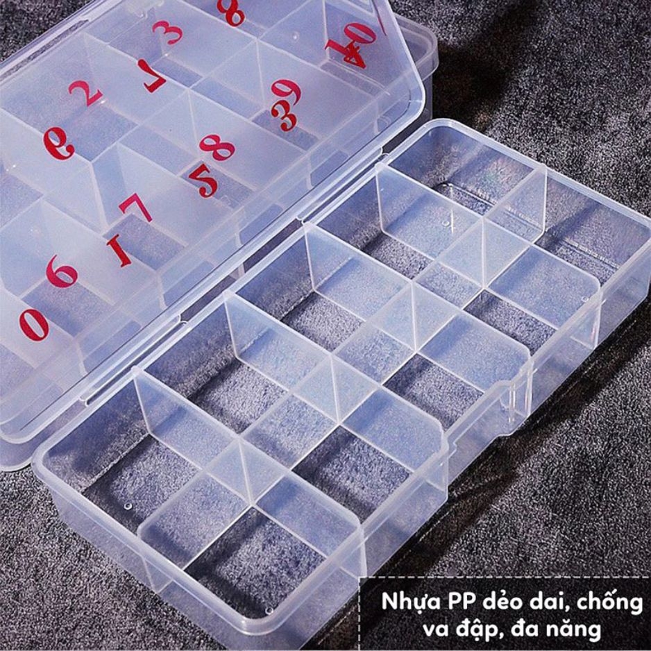 Hộp Đựng Móng 10 Ô - 11 Ô - 12 Ô