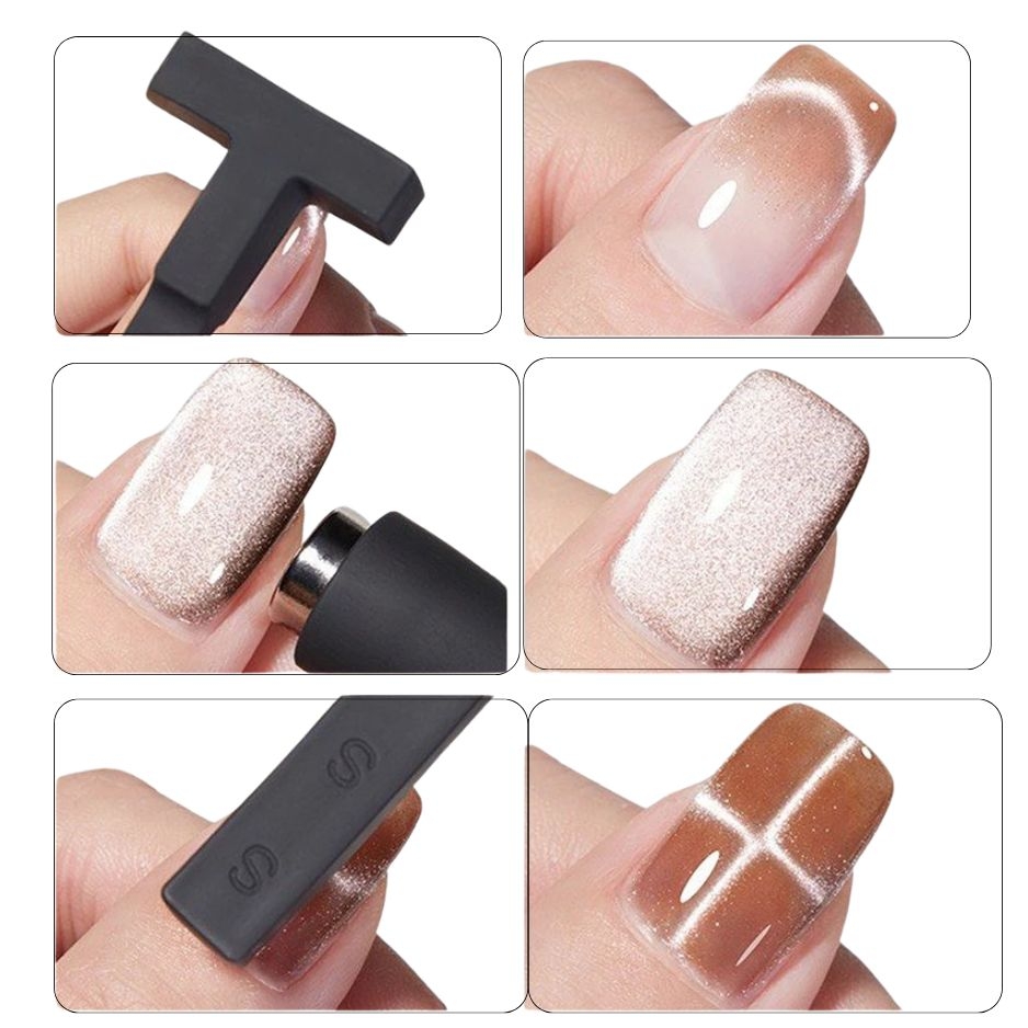 Nam Châm Cat Eye 5in1 Đa Chức Năng – Tạo Hiệu Ứng Mắt Mèo Chuẩn Salon