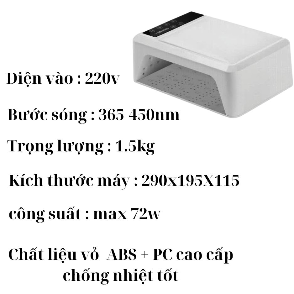 Máy Hơ Gel SNRQI V1 Chính Hãng 72W
