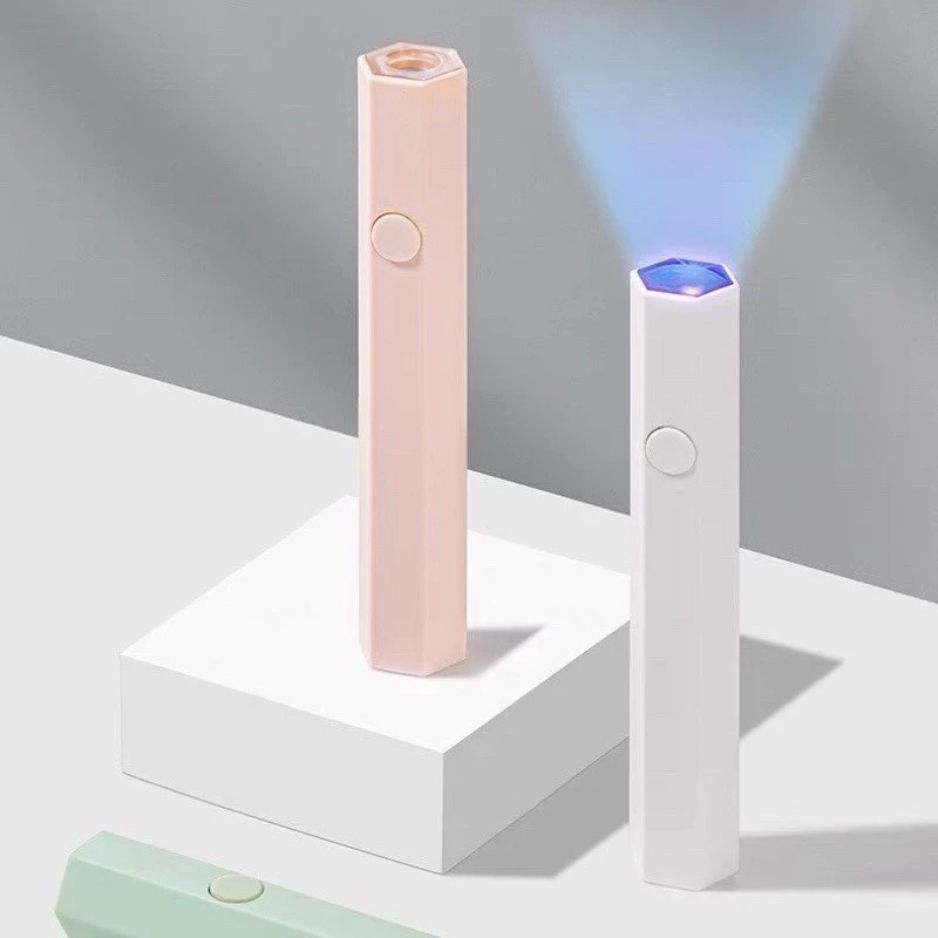 Máy Hơ Gel Mini Cầm Tay – Đèn UV LED Hơ Móng Nail Nhỏ Gọn, Sạc USB