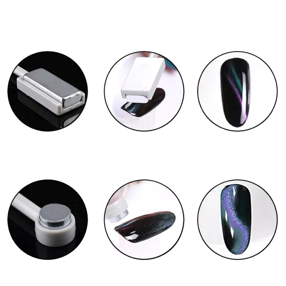 Nam Châm Mắt Mèo 2 Đầu – Dụng Cụ Tạo Hiệu Ứng Cat Eye Nai