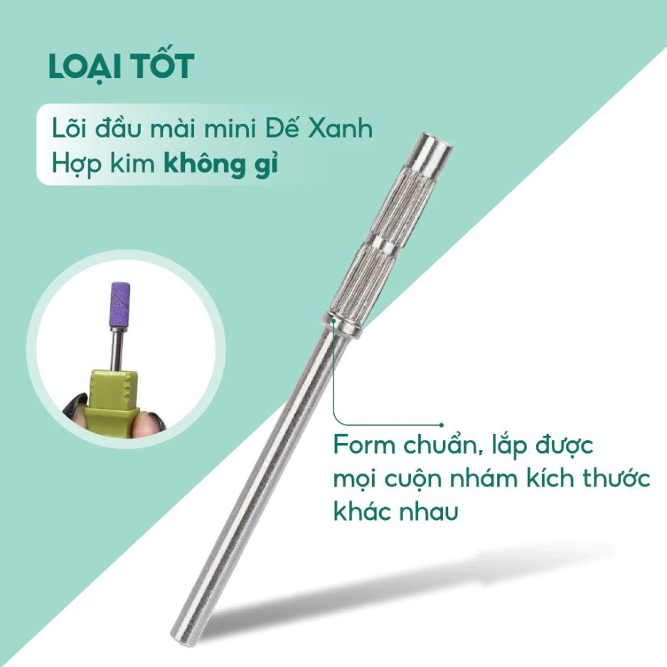 Đầu Gài Nhám Cao Cấp Cho Máy Mài Nail