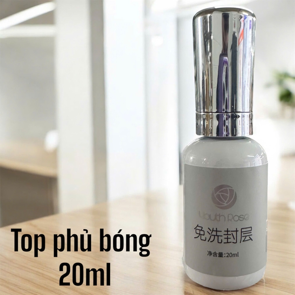 Base Top Cứng Móng Youth Rose 20ML – Bộ Base Top Chính Hãng, Bền Màu, Bám Tốt