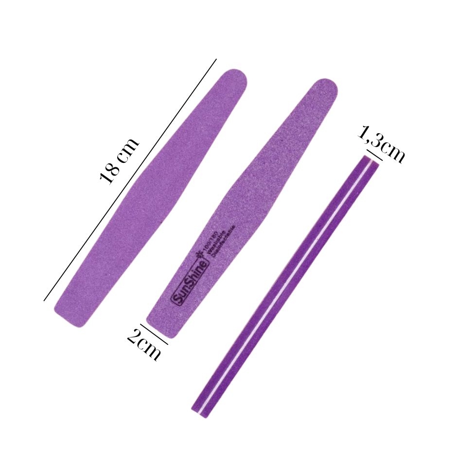 Phao Dũa Mịn Sunshine Dài – Buffer Nail Chính Hãng Nhiều Màu