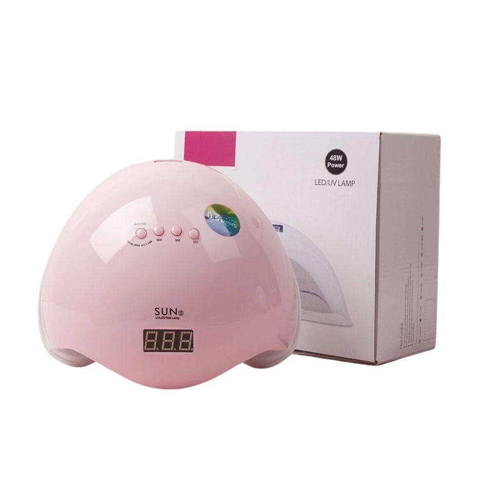 Máy Hơ Gel SUN 5 UV/LED 48W 24 Bóng Có Cảm Biến Và Màn Hình LED