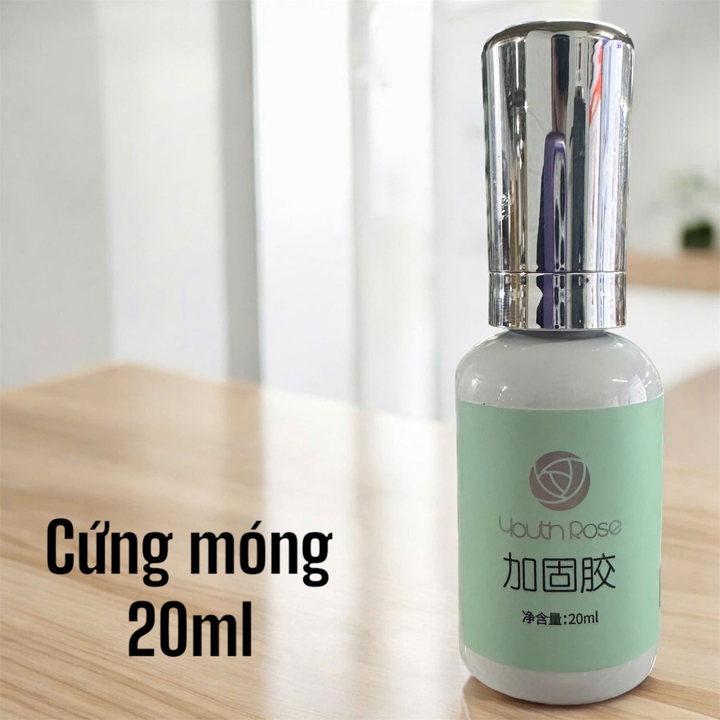 Base Top Cứng Móng Youth Rose 20ML – Bộ Base Top Chính Hãng, Bền Màu, Bám Tốt