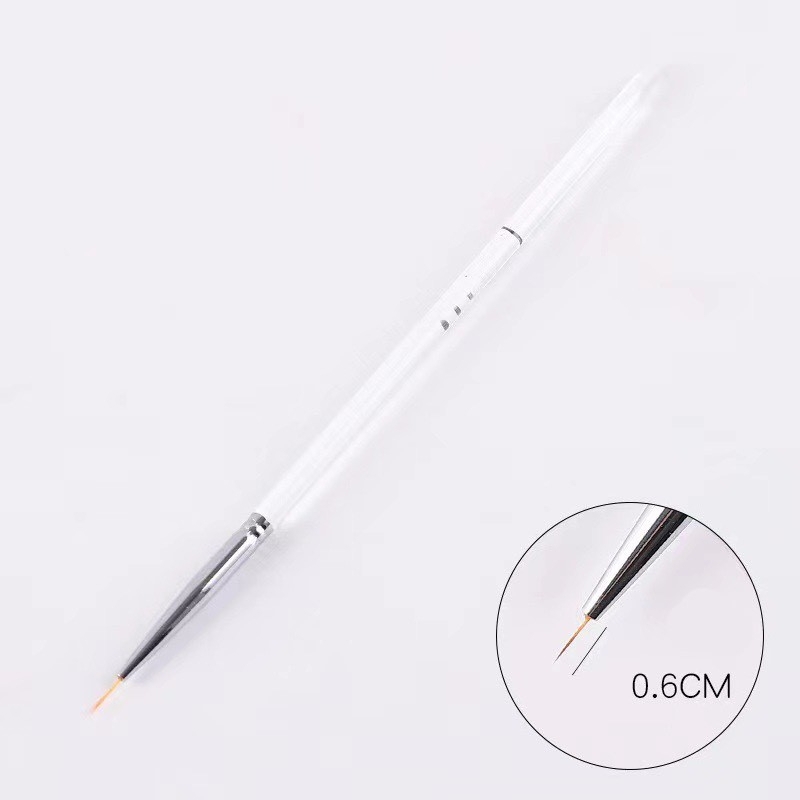 Cọ Vẽ Nail OPI Cán Trong – Cọ Nét Siêu Mảnh Vẽ Line, Vẽ Chi Tiết Nail Art