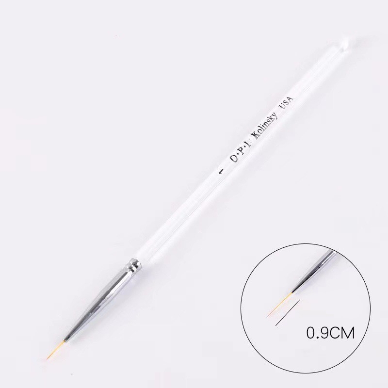 Cọ Vẽ Nail OPI Cán Trong – Cọ Nét Siêu Mảnh Vẽ Line, Vẽ Chi Tiết Nail Art