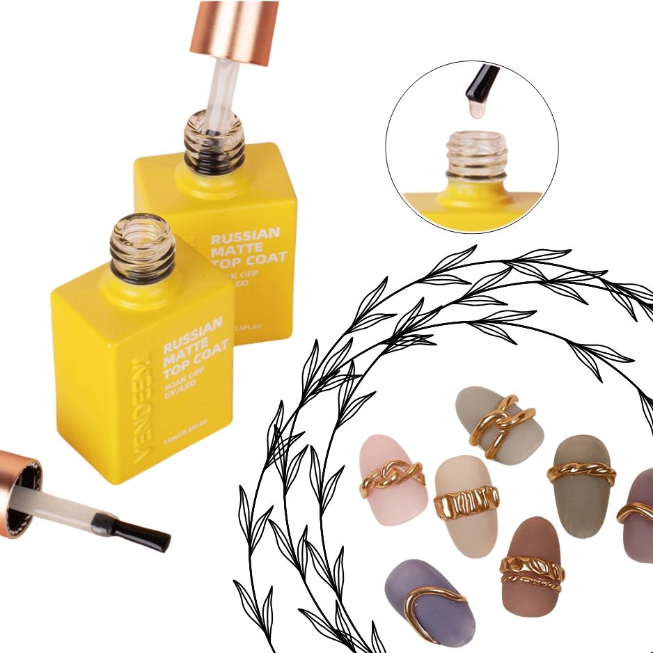 Top Lì – Top Loang – Top Tráng Gương Vendeeni 15ml – Top Nail Hiệu Ứng Cao Cấp