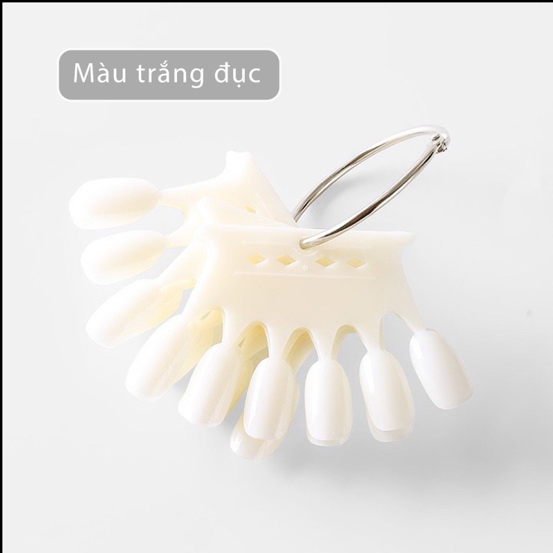 Móng Úp Trưng Bày (Móng Vương Miện) – Bảng Mẫu Nail Gắn Khoen