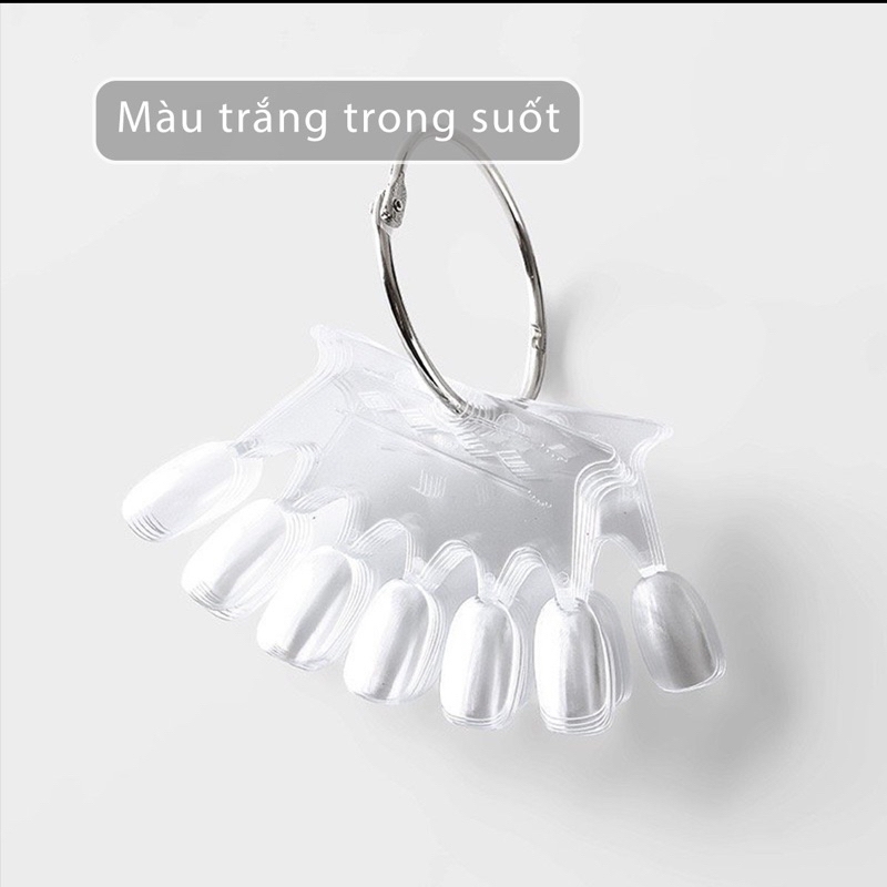Móng Úp Trưng Bày (Móng Vương Miện) – Bảng Mẫu Nail Gắn Khoen