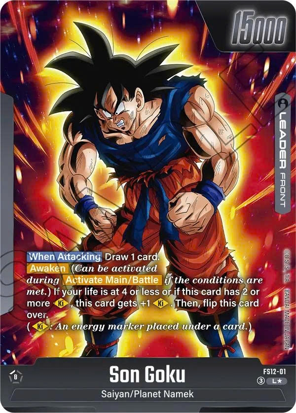 Hộp Thẻ Bài Dragon Ball Fusion World FS-12 Starter Deck Son Goku