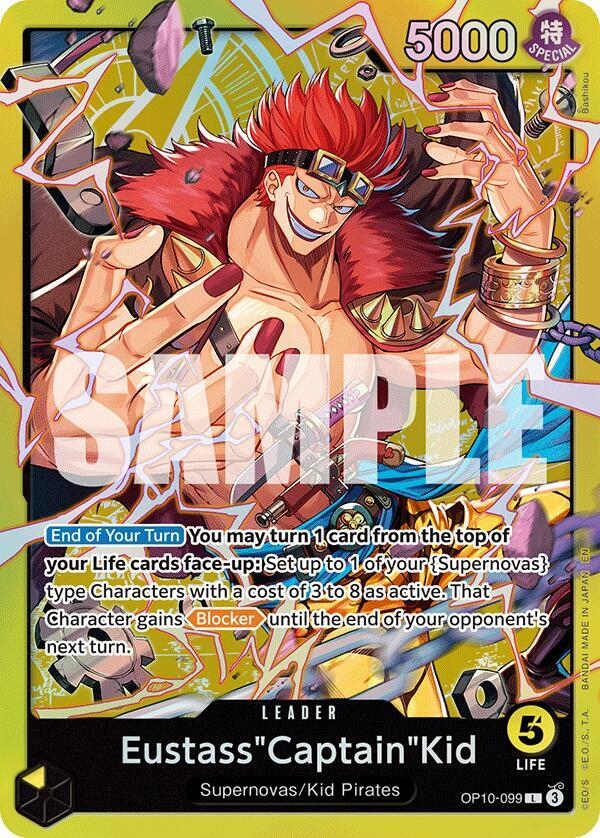 Hộp Thẻ Bài One Piece Starter Deck YELLOW Eustass Captain Kid ST-36