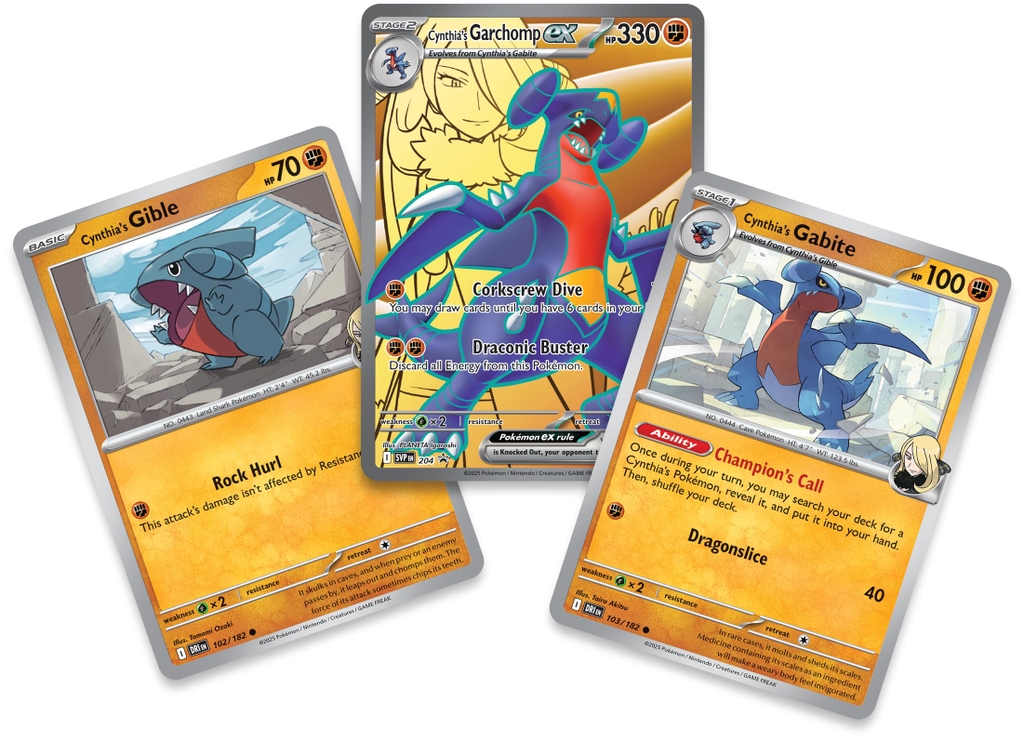 Hộp Thẻ Bài Pokemon Cynthia’s Garchomp ex Premium Collection
