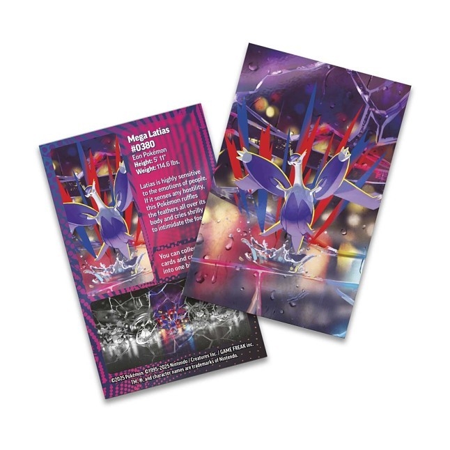 Hộp Thẻ Bài Pokemon Mega Heroes Mini Tin Latias