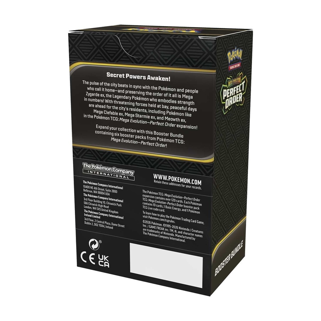 Hộp Thẻ Bài Pokemon Perfect Order Booster Bundle