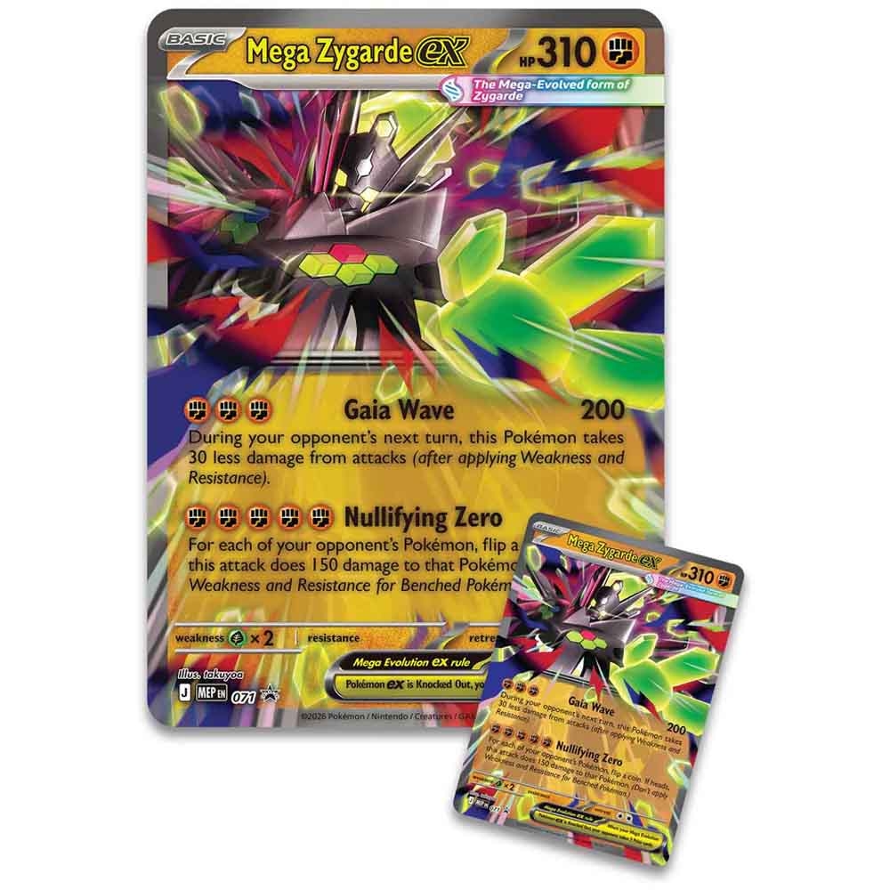Hộp Thẻ Bài Pokemon Mega Zygarde ex Premium Collection