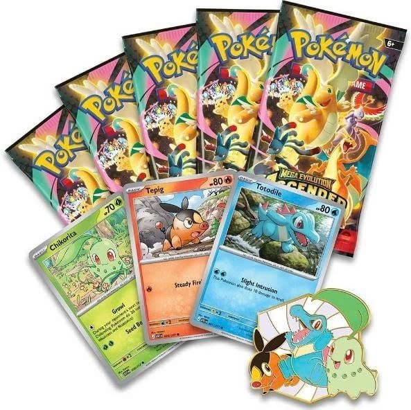 Hộp Thẻ Bài Pokemon Ascended Heroes First Partners Deluxe Pin Collection