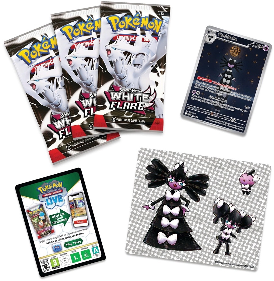 Hộp Thẻ Bài Pokemon White Flare Blister Gothitelle