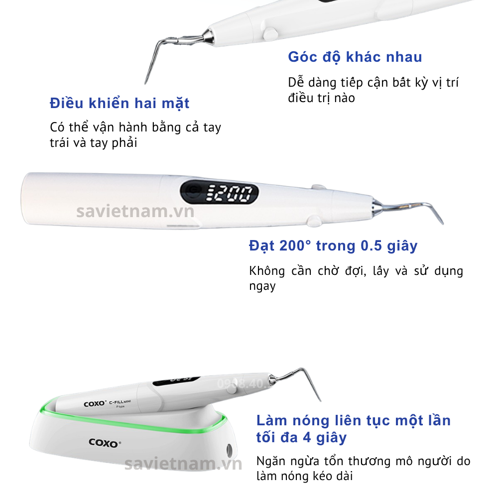 Máy lèn nhiệt C-Fill Mini P type (trám bít nội nha)