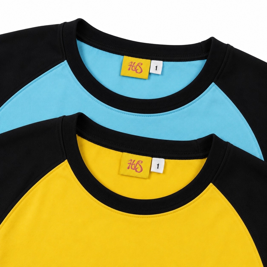 [NEW ARRIVAL] Áo Thun Raglan Tay Lửng HEAVEN SENT Form Ôm - HS_TS016