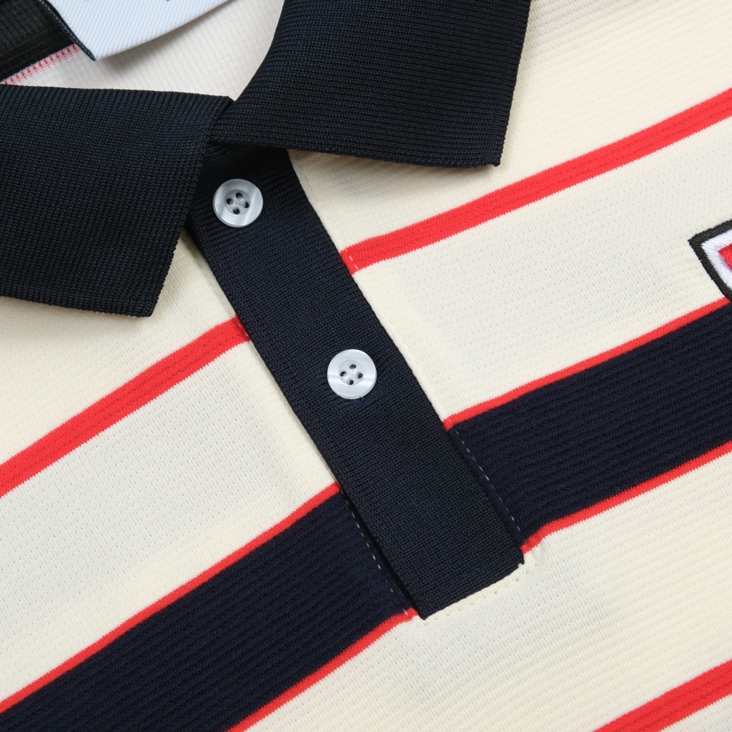 [NEW ARRIVAL]  Áo Thun Polo Sọc Tay Dài Long Sleeve Thêu Logo - HS_TS008