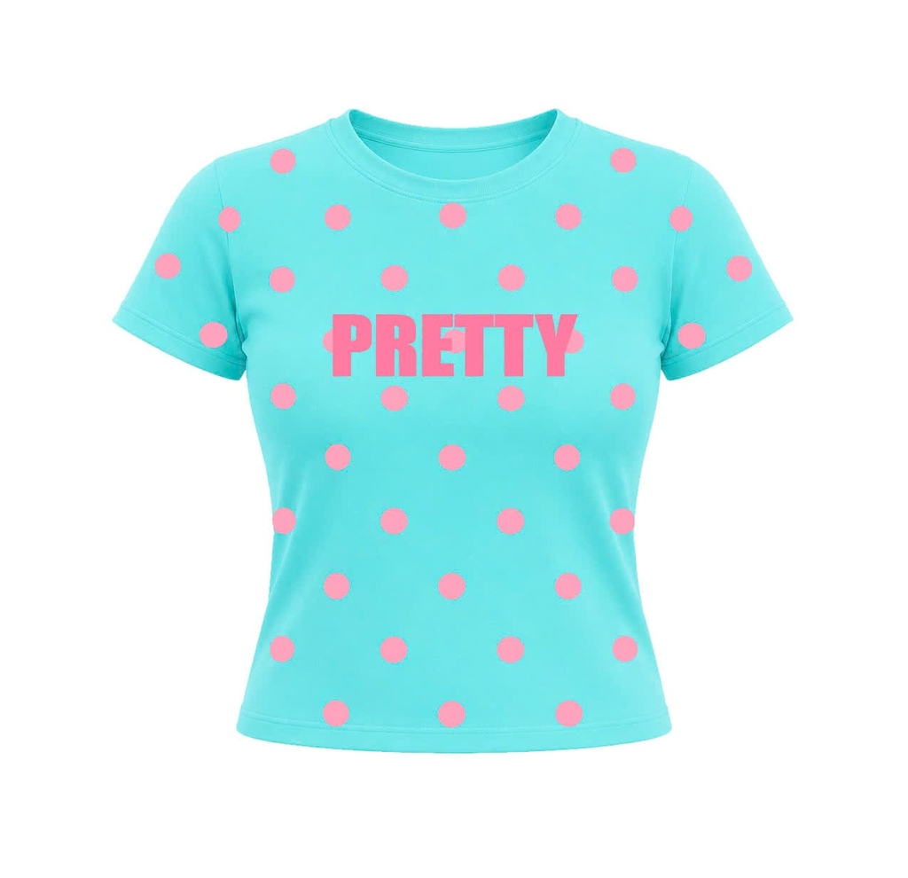 Áo Baby Tee Chấm Bi 