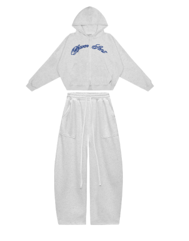 [NEW ARRIVAL] SÉT BỘ Nỉ Bông Cotton 410Gsm PREMIUM Thêu Mắc Xích Heaven Sent - HS_CB001
