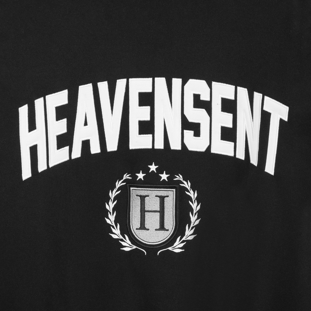[SVIP] Áo Sweater Form Boxy Thêu Đắp HEAVEN SENT Chất Nỉ Bông - HS_HD001