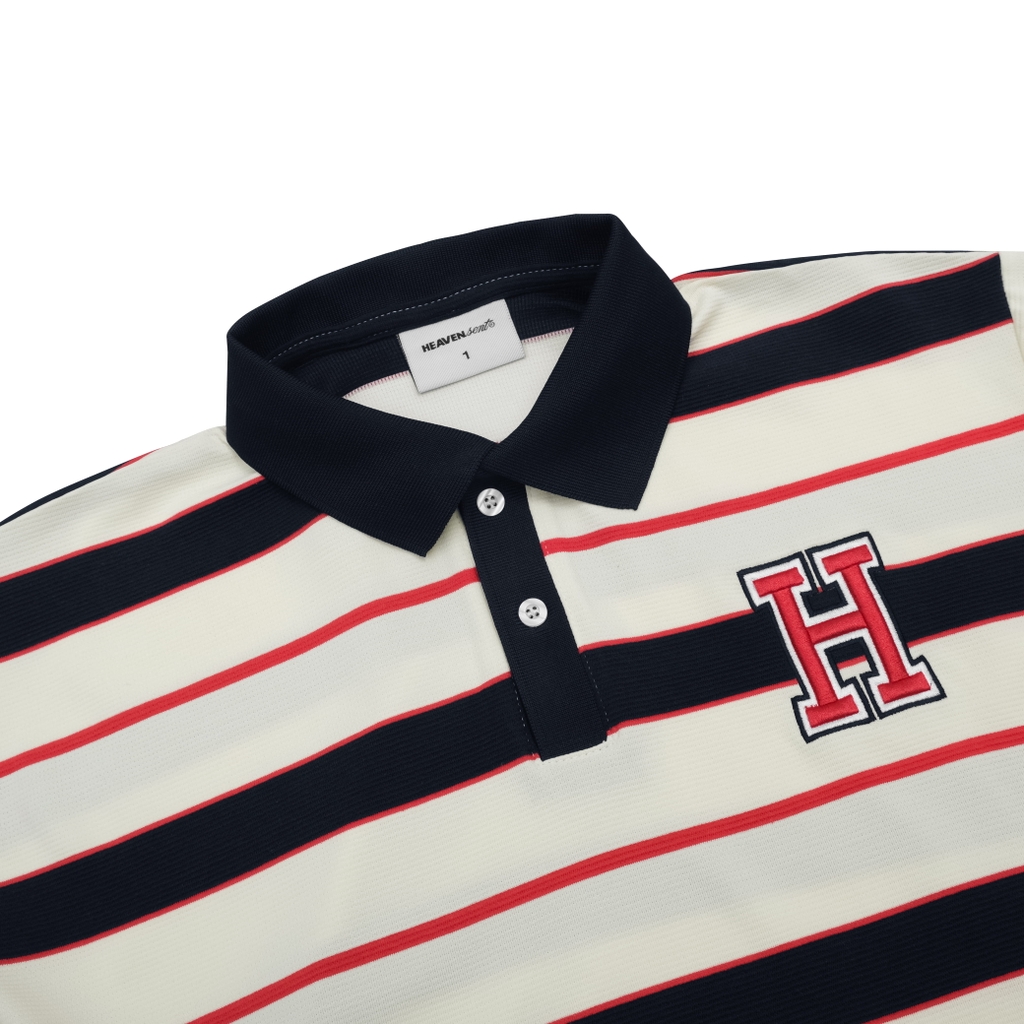 [NEW ARRIVAL]  Áo Thun Polo Sọc Tay Dài Long Sleeve Thêu Logo - HS_TS008