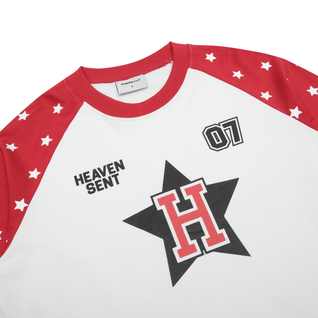 [NEW ARRIVAL] Áo Thun Tay Dài Heaven Sent Star Raglan Long Sleeve Boxy Tee - HS_TS009