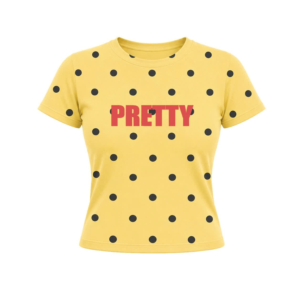 Áo Baby Tee Chấm Bi 