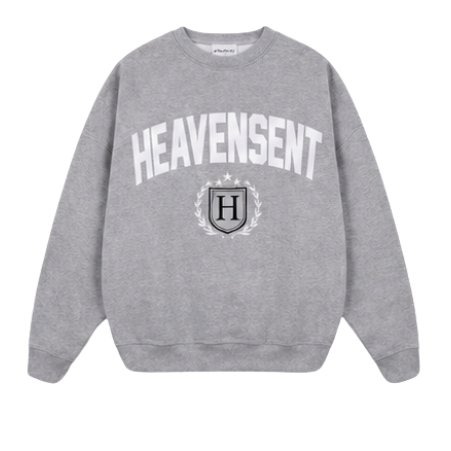 [SVIP] Áo Sweater Form Boxy Thêu Đắp HEAVEN SENT Chất Nỉ Bông - HS_HD001