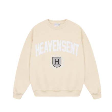 [SVIP] Áo Sweater Form Boxy Thêu Đắp HEAVEN SENT Chất Nỉ Bông - HS_HD001